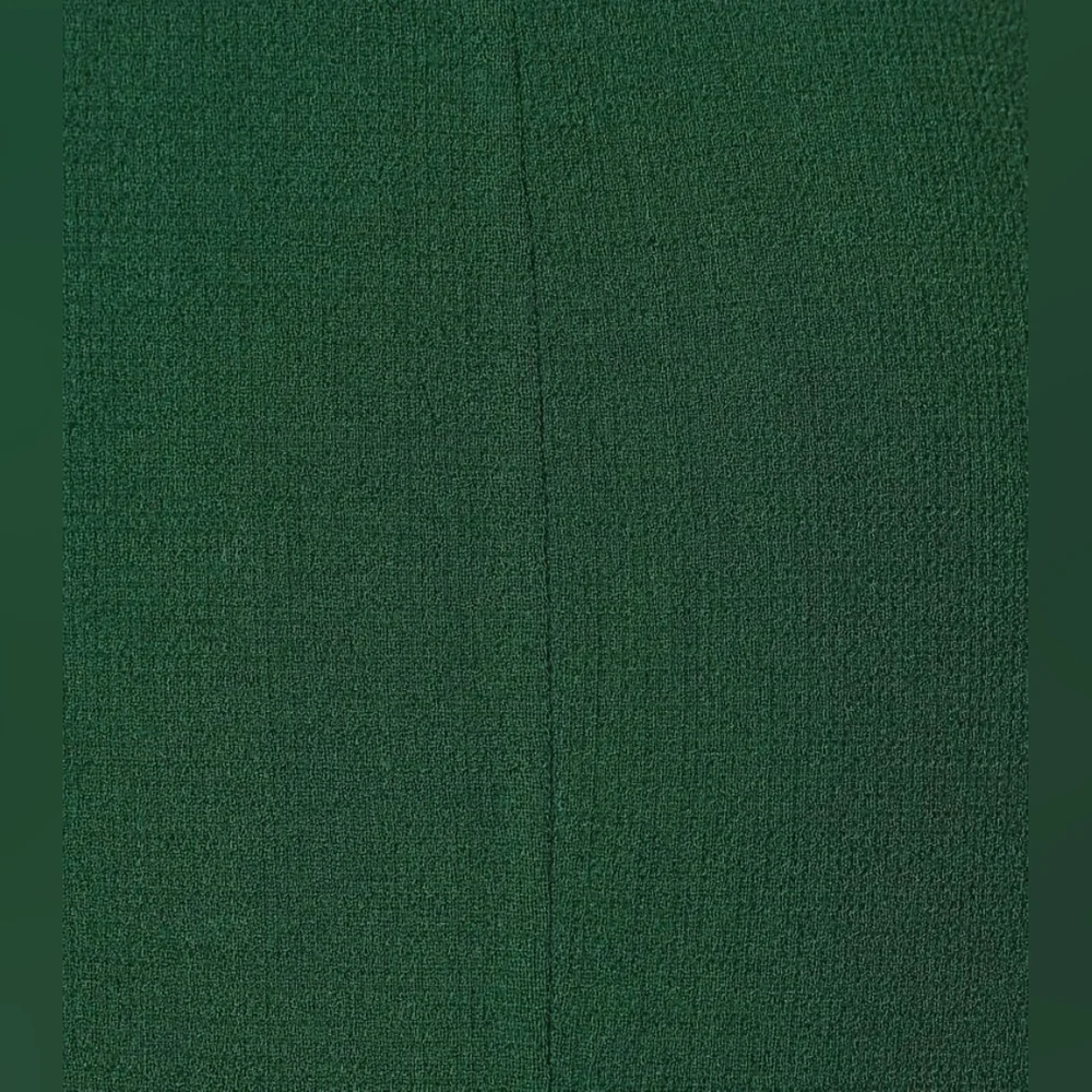 $3,690 NEW OSCAR DE LA RENTA HUNTER GREEN VIRGIN WOOL RUNWAY DRESS US 8